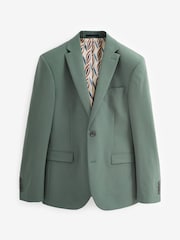 Mid Green Slim Motion Flex Stretch Suit Jacket - Image 2 of 6