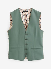 Mid Green Motion Flex Stretch Waistcoat - Image 7 of 10