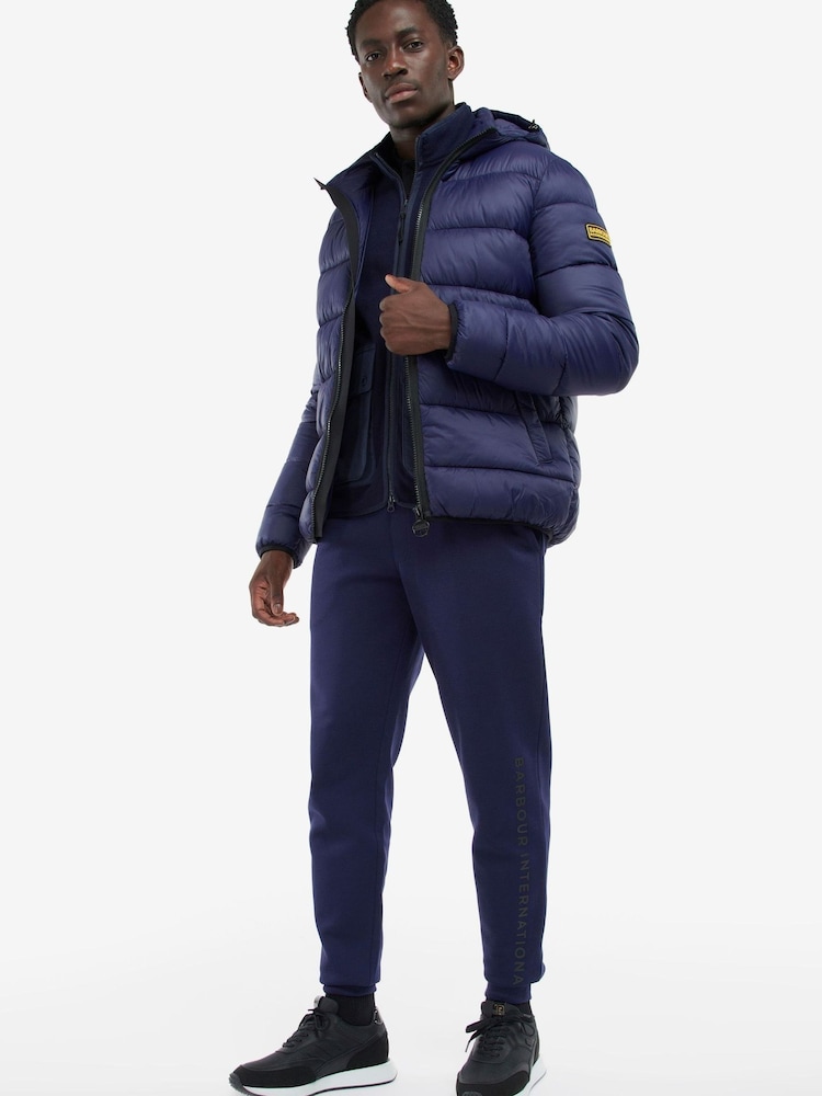 Barbour® International Blue Legacy Bobber Puffer Quilted Jacket - Image 2 of 8