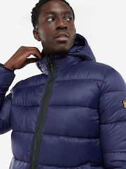 Barbour® International Blue Legacy Bobber Puffer Quilted Jacket - Image 4 of 8
