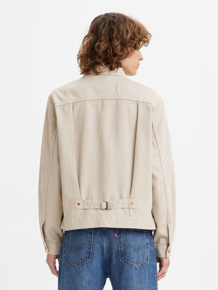 Levi's® Ecru White Type I Corduroy Trucker Jacket - Image 2 of 4