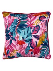 Furn. Psychedelic Jungle Bedrucktes Samtkissen - Bild 1 von 4