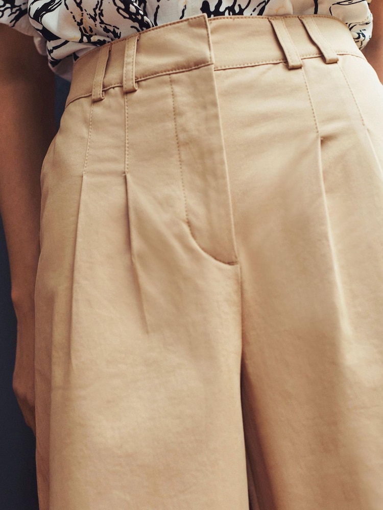 Camelowy - Cotton Wide Leg Trouser - Image 4 of 5