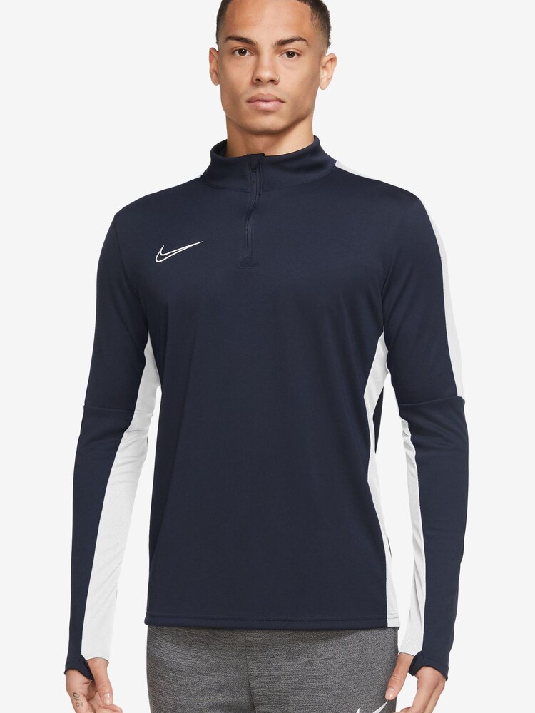 Nike Navy Dri-FIT Academy Half Zip Training Top - Image 1 of 3