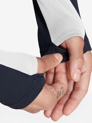 Nike Navy Dri-FIT Academy Half Zip Training Top - Image 3 of 3