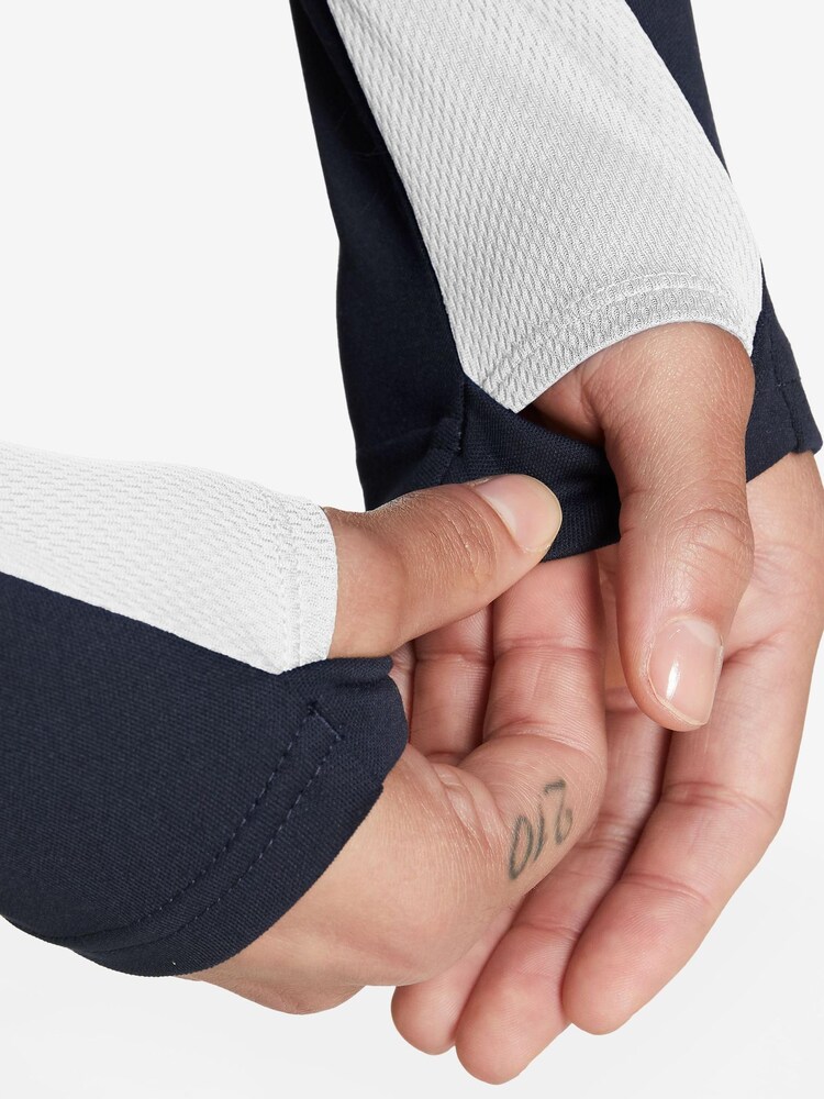 Nike Navy Dri-FIT Academy Half Zip Training Top - Image 3 of 3