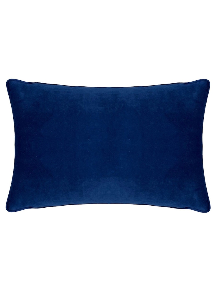 Riva Paoletti Multicolour Kala Lilly Printed Velvet Cushion - Image 2 of 4