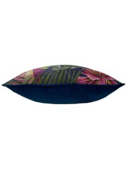 Riva Paoletti Multicolour Kala Lilly Printed Velvet Cushion - Image 3 of 4