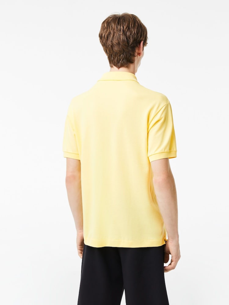 Lacoste Yellow Classic Fit L.12.12 Polo Shirt - Image 2 of 6 Lacoste Yellow Classic Fit L.12.12 Polo Shirt - Image 2 of 6