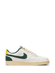 Weiß-grün - Nike Court Vision Low-Top-Turnschuhe - Bild 1 von 10