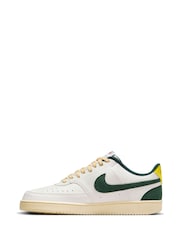 Weiß-grün - Nike Court Vision Low-Top-Turnschuhe - Bild 4 von 10