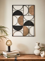 Black Bronx Metal Abstract Wall Art - Image 1 of 5