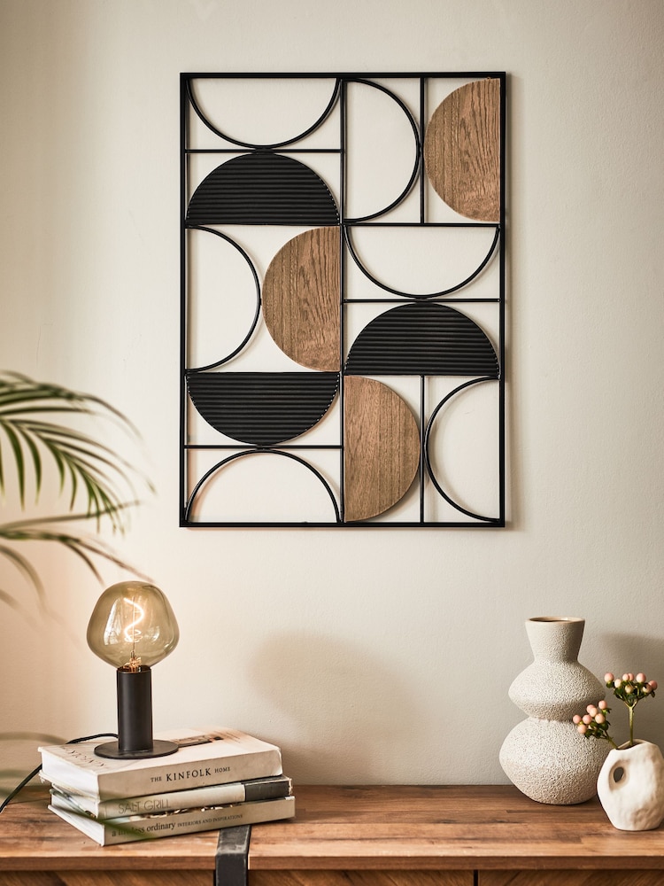 Black Bronx Metal Abstract Wall Art - Image 1 of 5