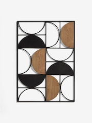 Black Bronx Metal Abstract Wall Art - Image 4 of 5