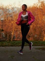 Nike White Flyknit High Support Sports Bra - Image 9 of 11