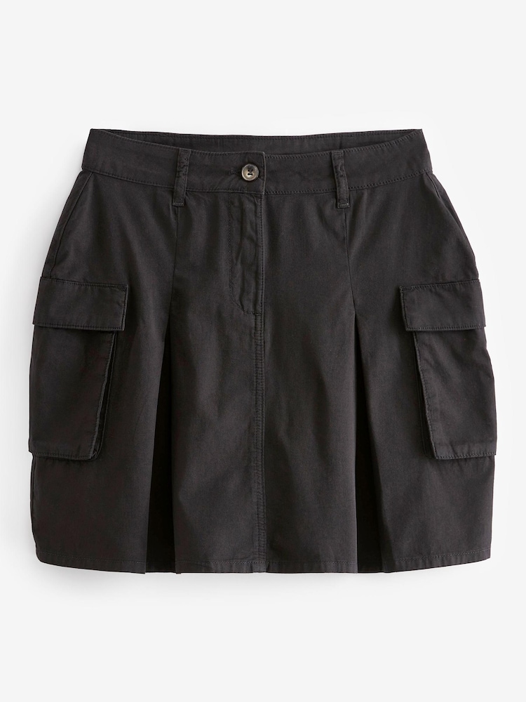 Black Utility Mini Cargo Skirt - Image 5 of 5