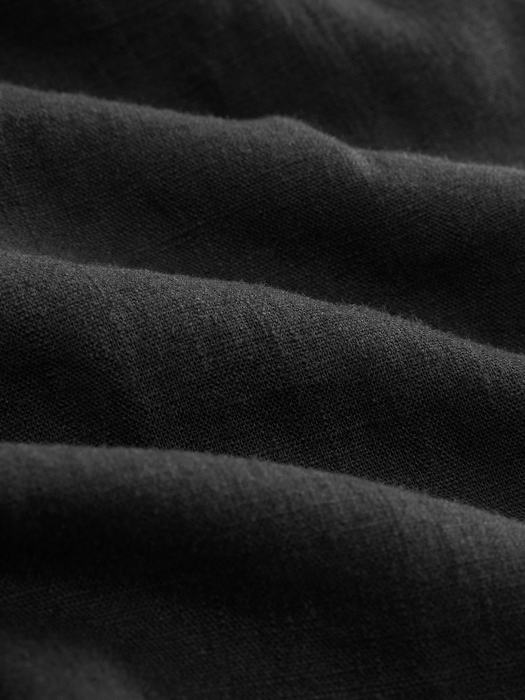 Schwarz - Shorts aus Leinenmischung - Bild 7 von 7 Schwarz - Shorts aus Leinenmischung - Bild 7 von 7