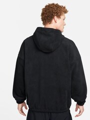 Nike Black Club Fleece+ Polar Fleece Pullover Hoodie - Image 3 of 7