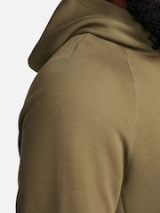 Nike Olive Green Tech Fleece Pullover Hoodie - Image 10 of 17