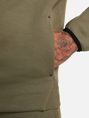 Nike Olive Green Tech Fleece Pullover Hoodie - Image 13 of 17
