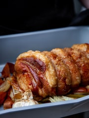 Masterclass Grey Smart Ceramic Set 2 Lge Roaster Trays - Image 1 of 2