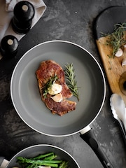 Masterclass Grey Can-to-Pan 28cm Ceramic Frying Pan - Image 1 of 3