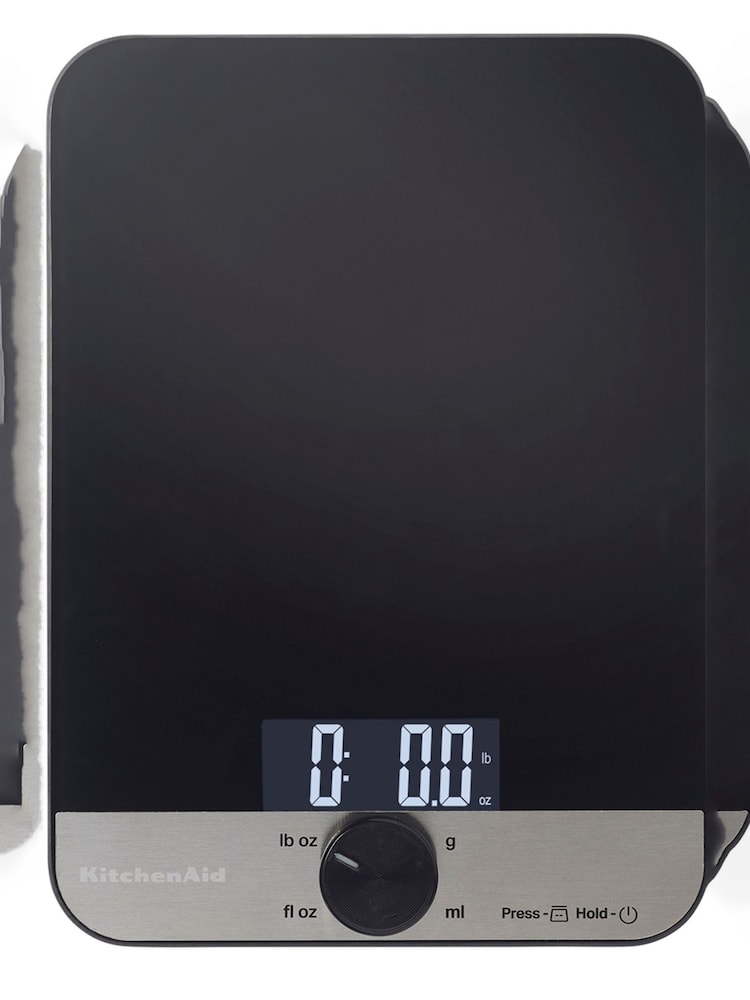 Kitchen Aid Black Digital Glass Top Kitchen Scale - Image 2 of 3 Kitchen Aid Black Digital Glass Top Kitchen Scale - Image 2 of 3