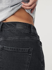 Black Hourglass Denim Mini Skirt - Image 5 of 7