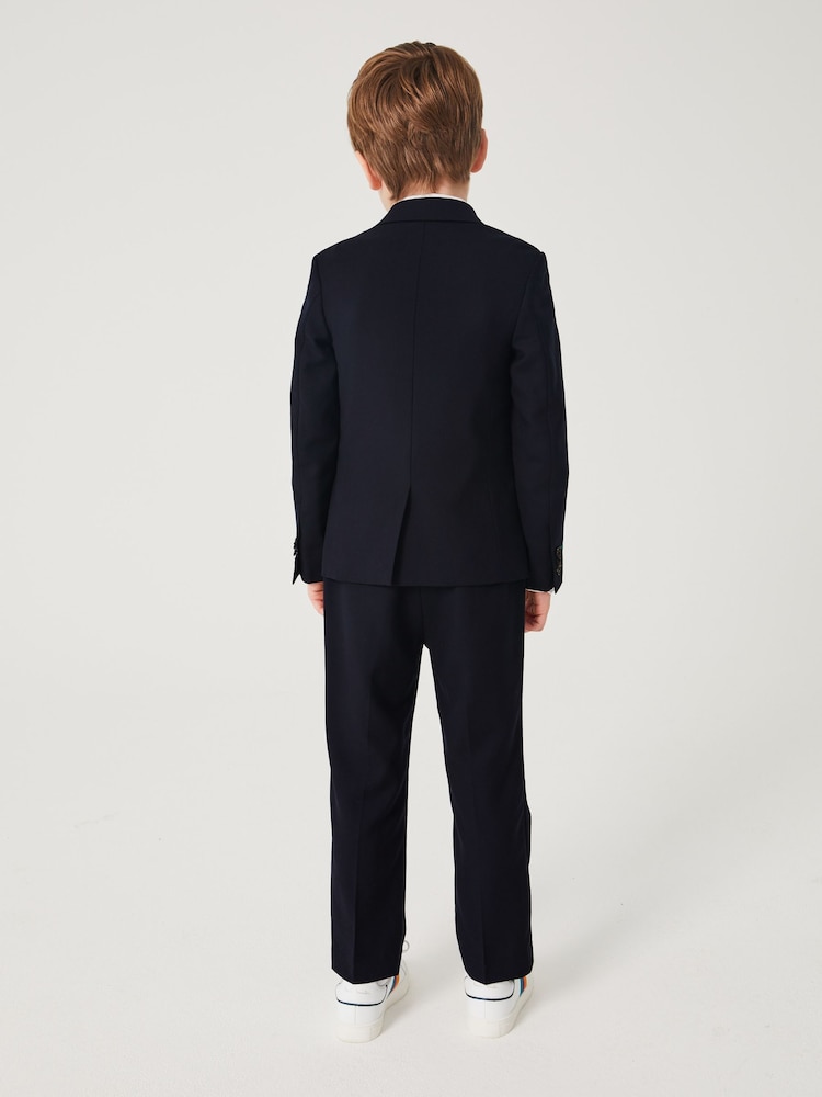 Paul Smith Junior Boys Navy Blue Smart Suit: Jacket - Image 2 of 11