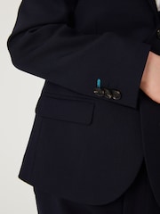 Paul Smith Junior Boys Navy Blue Smart Suit: Jacket - Image 5 of 11