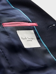 Paul Smith Junior Boys Navy Blue Smart Suit: Jacket - Image 9 of 11