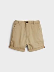 بني - شورت شينو للأولاد مصنوع من القطن 100% من Paul Smith Junior - Image 1 of 7