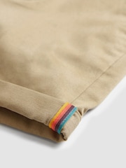 بني - شورت شينو للأولاد مصنوع من القطن 100% من Paul Smith Junior - Image 5 of 7
