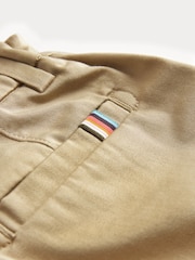 بني - شورت شينو للأولاد مصنوع من القطن 100% من Paul Smith Junior - Image 6 of 7
