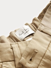 بني - شورت شينو للأولاد مصنوع من القطن 100% من Paul Smith Junior - Image 7 of 7