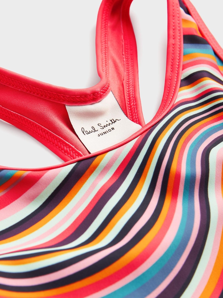 Paul Smith Junior Girls 'Artist Swirl' Swimsuit - Image 8 of 10