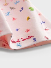 Paul Smith Baby Girls Pink and White Floral Dress - Image 5 of 5