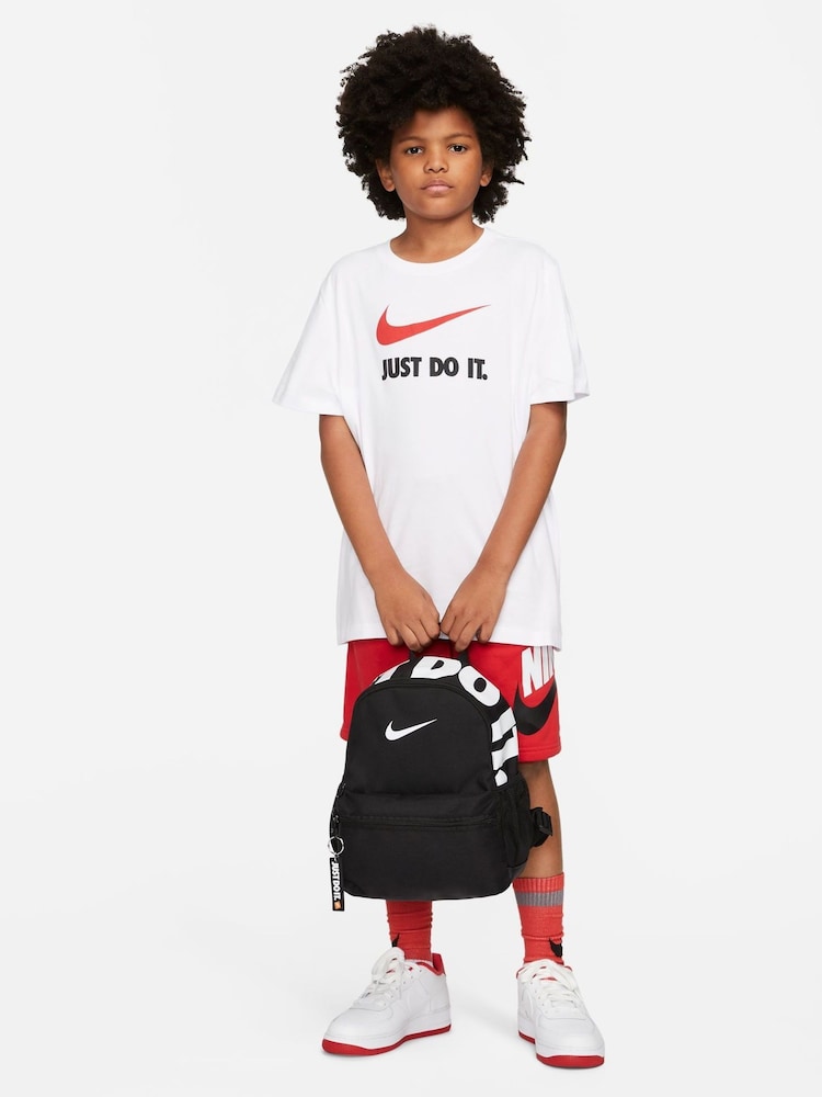 Nike Black/White Kids Brasilia JDI Mini Backpack (11L) - Image 2 of 9