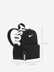 Nike Black/White Kids Brasilia JDI Mini Backpack (11L) - Image 3 of 9