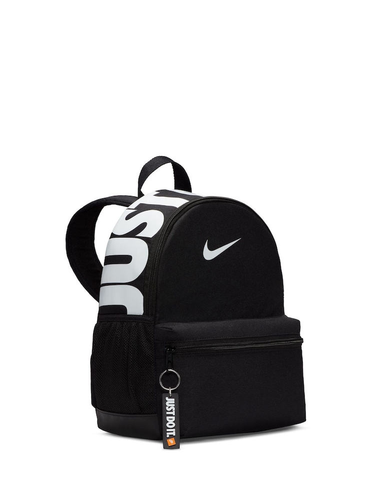 Nike Black/White Kids Brasilia JDI Mini Backpack (11L) - Image 4 of 9