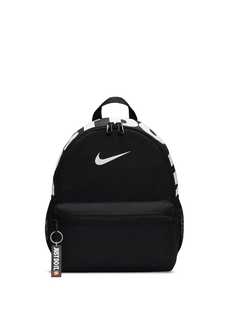 Nike Black/White Kids Brasilia JDI Mini Backpack (11L) - Image 5 of 9