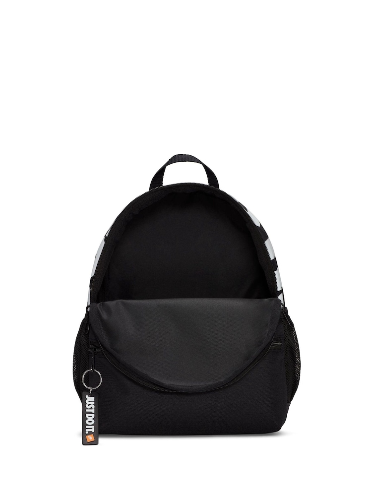 Nike Black/White Kids Brasilia JDI Mini Backpack (11L) - Image 7 of 9
