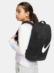 Nike Black/White All-Over Print Brasilia Backpack - Image 14 of 14
