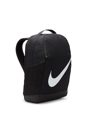 Nike Black/White Brasilia Kids Backpack - Image 6 of 10