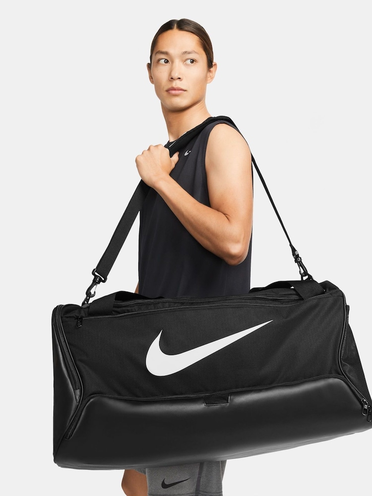 Nike Black Brasilia 9.5 Training Duffel Bag - Image 1 of 8