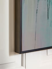 Teal Green Extra Large Abstract Framed Canvas Wall Art - Image 3 of 6