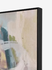 Teal Green Extra Large Abstract Framed Canvas Wall Art - Image 5 of 6