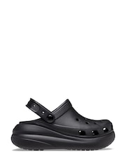 Crocs Black Classic Crush Clogs - Image 1 of 4