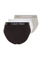 Calvin Klein Black Modern Structure Briefs 3 Pack - Image 3 of 11