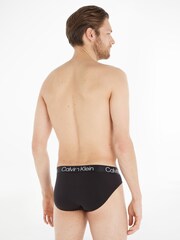 Calvin Klein Black Modern Structure Briefs 3 Pack - Image 7 of 11